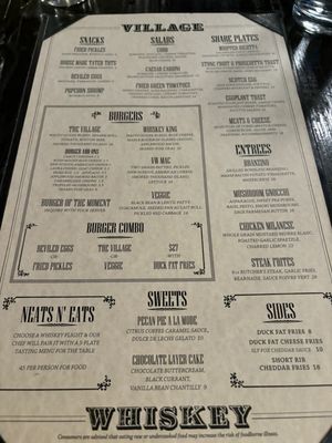 Menu photo 2 Village Whiskey Philadelphia, PA