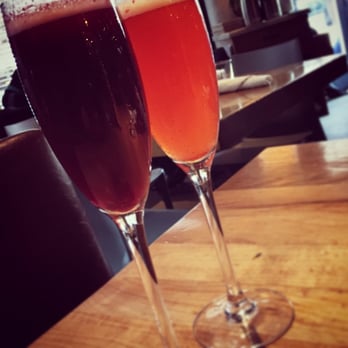 Beatrix - Blueberry basil and strawberry watermelon mimosas - New American Near Me - Chicago, Illinois Beatrix - Blueberry basil and strawberry watermelon mimosas - New American Near Me - Chicago, Illinois