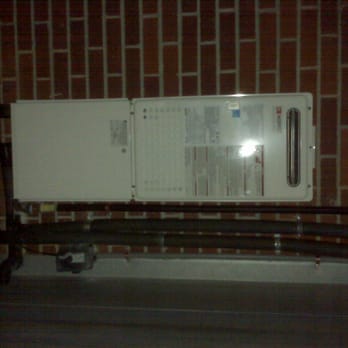 Gaspro - installed this tankless water heater on the outside wall, I had to run water lines over to old water heater. - Water Heater Installation/Repair Near Me - Hoover, Alabama Gaspro - installed this tankless water heater on the outside wall, I had to run water lines over to old water heater. - Water Heater Installation/Repair Near Me - Hoover, Alabama