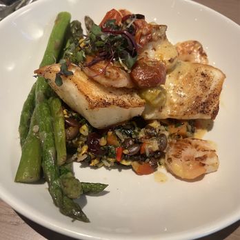 Firebirds Wood Fired Grill - Chilean sea bass- no cilantro - American Near Me - Grapevine, Texas Firebirds Wood Fired Grill - Chilean sea bass- no cilantro - American Near Me - Grapevine, Texas