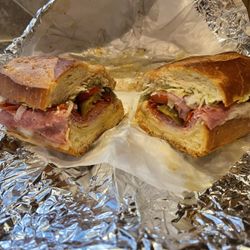 Giuseppe's Italian Market & Subs - Create your own sub with turkey, salami and pepperoni with swiss cheese.