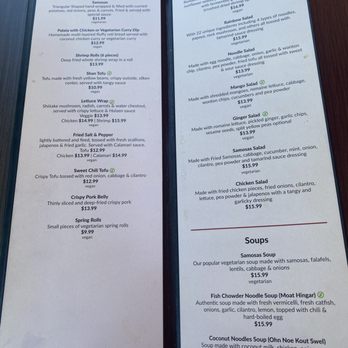 Burma Choice - Menu 1 - Burmese Near Me - San Jose, California Burma Choice - Menu 1 - Burmese Near Me - San Jose, California