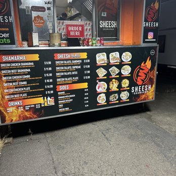 Sheesh Shawarma - The menu - Mediterranean Near Me - Portland, Oregon