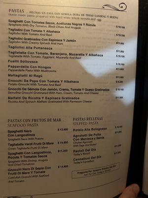Menu photo 2 Sottovoce Buenos Aires, C Menu photo 2 Sottovoce Buenos Aires, C