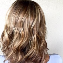 Sanctuary Salon - Hair by Renee balayage blonde and caramel tones