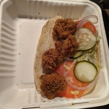 Oskar Blues - Denver - Shrimp Po Boy ordered delivery came with 4 shrimp which were so under cooked they were still translucent grey, also no remoulade. - Brewpubs Near Me - Denver, Colorado Oskar Blues - Denver - Shrimp Po Boy ordered delivery came with 4 shrimp which were so under cooked they were still translucent grey, also no remoulade. - Brewpubs Near Me - Denver, Colorado