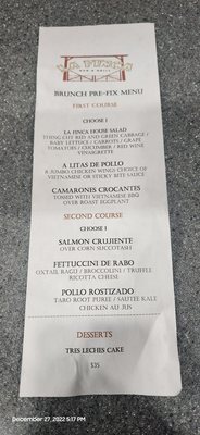 Menu photo 1 La Finca Bar & Grill Bronx, NY Menu photo 1 La Finca Bar & Grill Bronx, NY