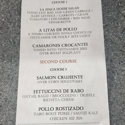 La Finca Bar & Grill - Weekend brunch menu