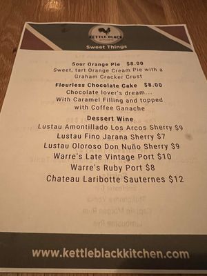 Menu photo 2 Kettle Black Kitchen Madison, WI