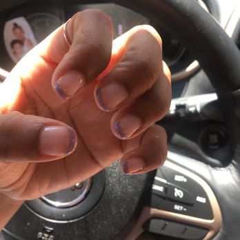 Royal Nails Spa - Mauve with Gold glitter lining by Yinn - Nail Salons Near Me - Gilroy, California Royal Nails Spa - Mauve with Gold glitter lining by Yinn - Nail Salons Near Me - Gilroy, California