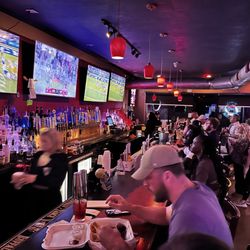 Vinnie's Sports Bar & Grill - LSU is losing and the patrons are losing their minds lol