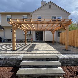 J B's Landscaping - New patio with steps