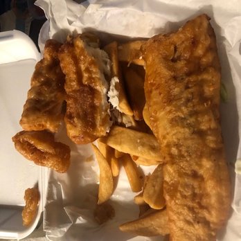 Mel's Fish & Chips - Greasy over & under cooked :( - Fish & Chips Near Me - Santa Rosa, California