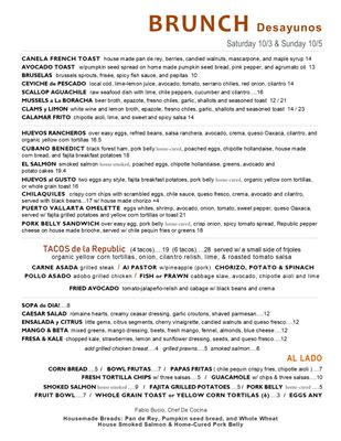 Menu photo 6 Montecristo Taqueria Berkeley, CA