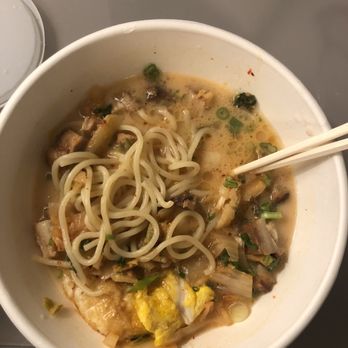 Friends Ramen - The Kimchi Ramen Large with broth. - Ramen Near Me - Chicago, Illinois Friends Ramen - The Kimchi Ramen Large with broth. - Ramen Near Me - Chicago, Illinois