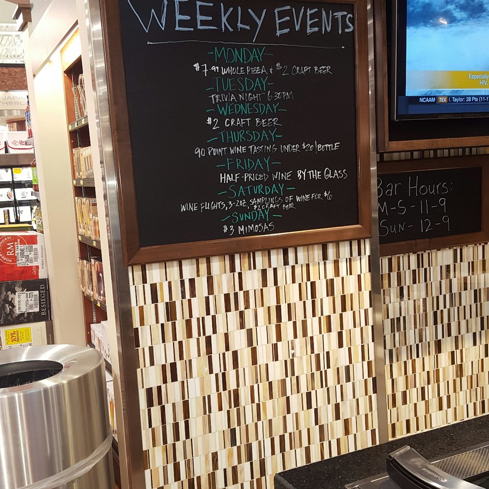 Bar specials and hours Bar specials and hours