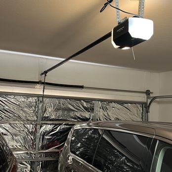 Affordable Garage Door Service - New chamberlain B2310 opener and rails. Opens slightly above height of the door opening. - Garage Door Services Near Me Affordable Garage Door Service - New chamberlain B2310 opener and rails. Opens slightly above height of the door opening. - Garage Door Services Near Me