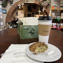 Bloomin' Bean Coffee Bar - Extra seating in the florist shop