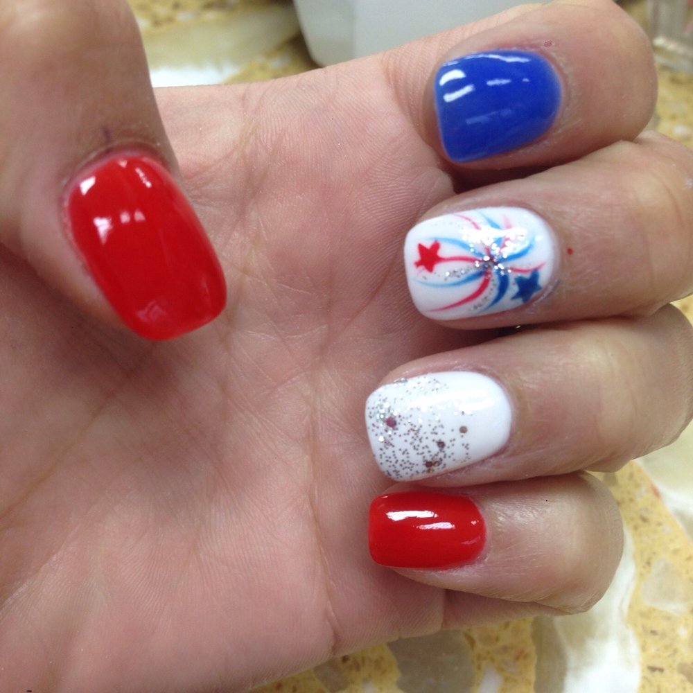 Relax Head to Toe - Loving my 4th of July SNS! - Nail Salons Near Me - Round Rock, Texas