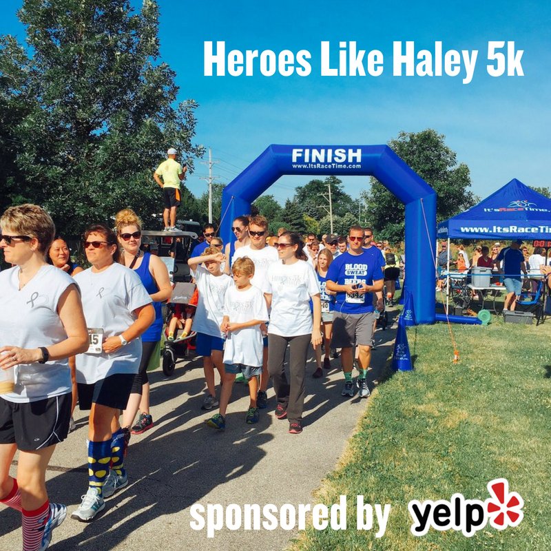 Heroes Like Haley 5K Logo