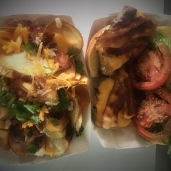 Slider Kings - Kings Burger Slider and Loaded House Made Chips.