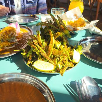 Chai Pani - Matchstick Okra Fries and Aloo Tikki Chaat - Indian Near Me - Asheville, North Carolina Chai Pani - Matchstick Okra Fries and Aloo Tikki Chaat - Indian Near Me - Asheville, North Carolina