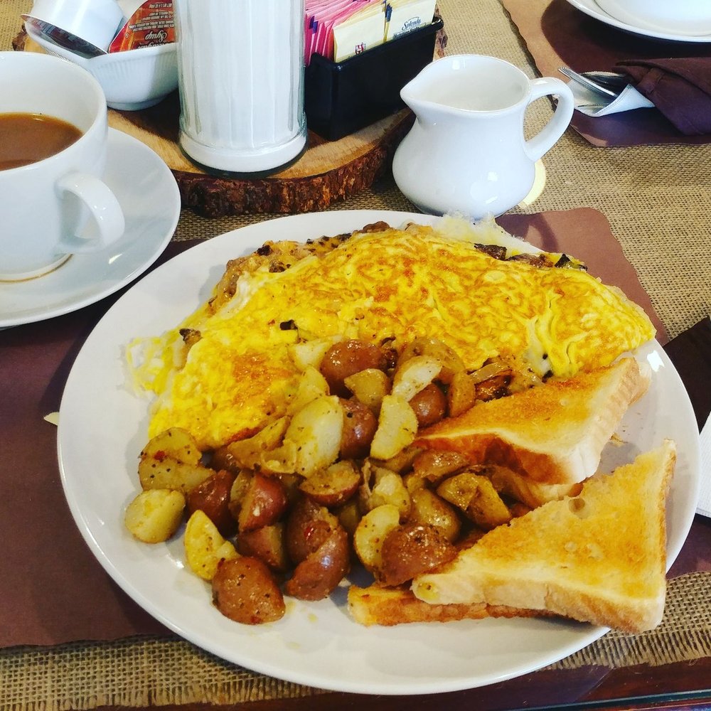 Sonia's Cakes and Sweets - Steak omelette with house potatoes - Bakeries Near Me - Fall River, Massachusetts