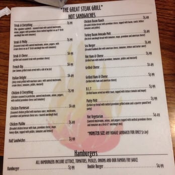 The Great Steak Grill - Part of the menu - Cheesesteaks Near Me - Provo, Utah The Great Steak Grill - Part of the menu - Cheesesteaks Near Me - Provo, Utah