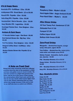Menu photo 5 Sugar Salt & Malt Restaurant Baker, NV Menu photo 5 Sugar Salt & Malt Restaurant Baker, NV