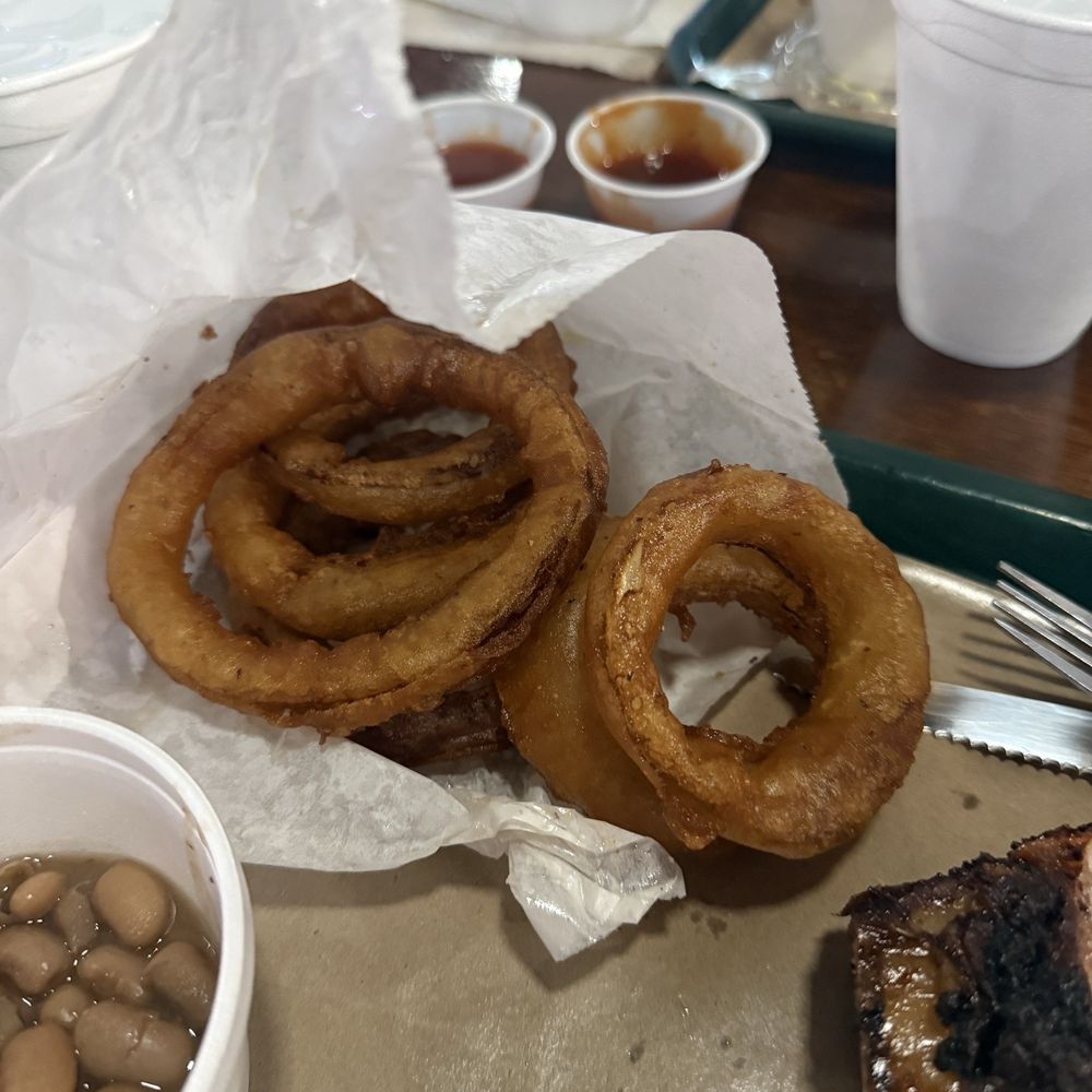 Hard Eight BBQ - Onion rings are cooked to order - Barbeque Near Me - Roanoke, Texas Hard Eight BBQ - Onion rings are cooked to order - Barbeque Near Me - Roanoke, Texas