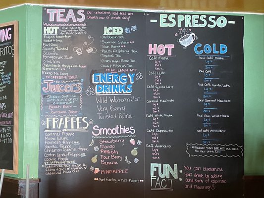 Menu photo 1 DiAmici's Coffee Shop Mendota, CA