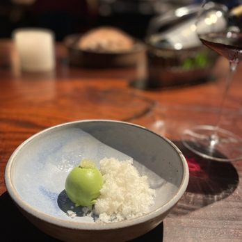 Saison - Palette cleanser sorbet. - New American Near Me - San Francisco, California