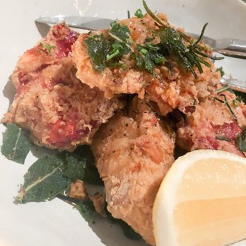 abcV - Fried chicken of the woods mushrooms - Vegetarian Near Me - New York, New York abcV - Fried chicken of the woods mushrooms - Vegetarian Near Me - New York, New York