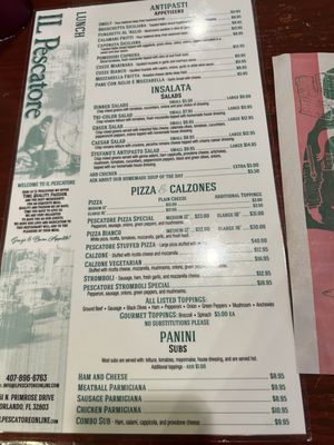 Menu photo 3 Il Pescatore Orlando, FL Menu photo 3 Il Pescatore Orlando, FL