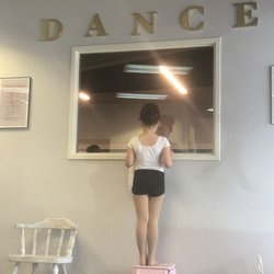 Première School of Dance - Tiny dancer watching the older ballerinas