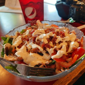 Abby's Legendary Pizza - Spinach Salad yum - Pizza Near Me - Klamath Falls, Oregon