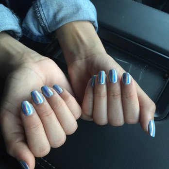 Pink Nails - Halogram is for the teenage daughter - Nail Salons Near Me - Las Vegas, Nevada Pink Nails - Halogram is for the teenage daughter - Nail Salons Near Me - Las Vegas, Nevada