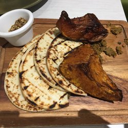 Kiama Leagues Club - Roast pumpkin, humus, dukkah and naan bread