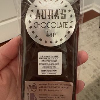 Aura’s Chocolate Bar - back of customized chocolate bar with Totoro - Chocolatiers & Shops Near Me - Cranston, Rhode Island