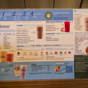 The Teahouse Tapioca & Tea - Menu - Coffee & Tea Near Me - Houston, Texas The Teahouse Tapioca & Tea - Menu - Coffee & Tea Near Me - Houston, Texas