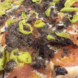 Celebre Pizzeria - Pizzaz Specialty Pizza with steak