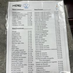 Franco's Malecon - Menu