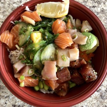 JJ’S Poke - Rainbow bowl (sub marinated tuna for regular). So good! - Hawaiian Near Me - Minneapolis, Minnesota JJ’S Poke - Rainbow bowl (sub marinated tuna for regular). So good! - Hawaiian Near Me - Minneapolis, Minnesota