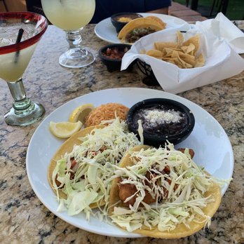 Adobe Cantina - Deep fried fish tacos + Carne Asada tacos - Mexican Near Me - Agoura Hills, California