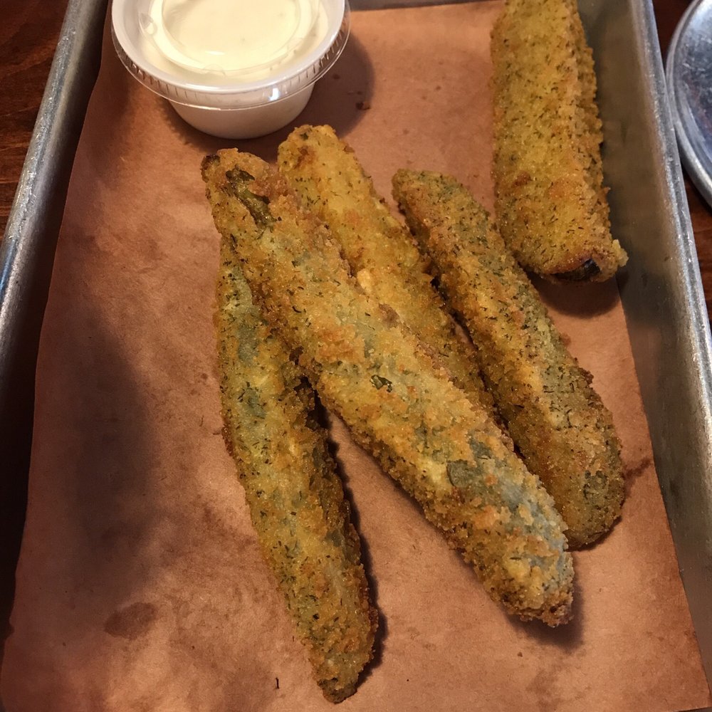 Delta Q - Fried Pickles with Ranch Dipping Sauce - Barbeque Near Me - Forrest City, Arkansas Delta Q - Fried Pickles with Ranch Dipping Sauce - Barbeque Near Me - Forrest City, Arkansas