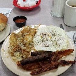 Moe's Cafe - Southern breakfast and coffee $7.79 and $2.09