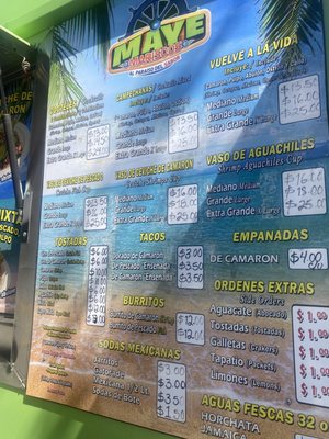 Menu photo 1 Maye Mariscos Los Angeles, CA