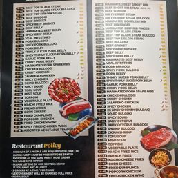 Menu b