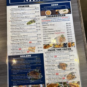 Ocean House Fish Grill - Front page of menu 1 of 2. - Seafood Near Me - San Dimas, California Ocean House Fish Grill - Front page of menu 1 of 2. - Seafood Near Me - San Dimas, California