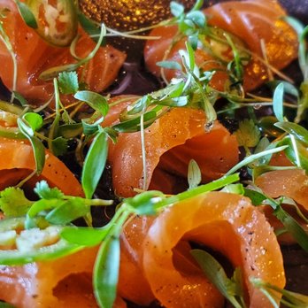 El Pez - Salmon carpaccio - Sushi Bars Near Me - San Diego, California El Pez - Salmon carpaccio - Sushi Bars Near Me - San Diego, California